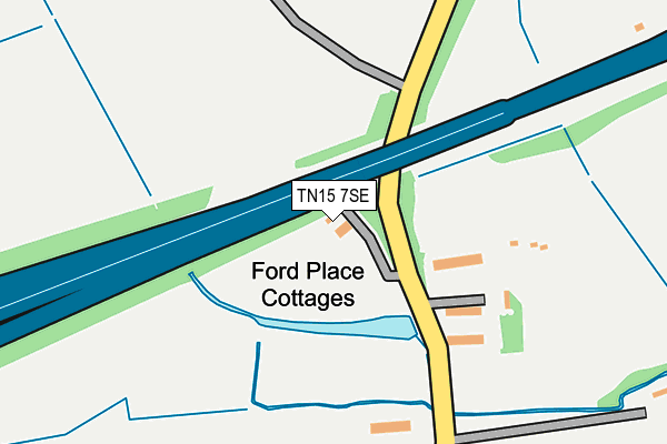 TN15 7SE map - OS OpenMap – Local (Ordnance Survey)
