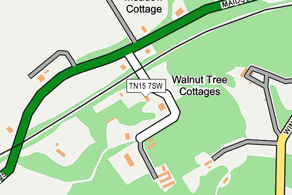 TN15 7SW map - OS OpenMap – Local (Ordnance Survey)