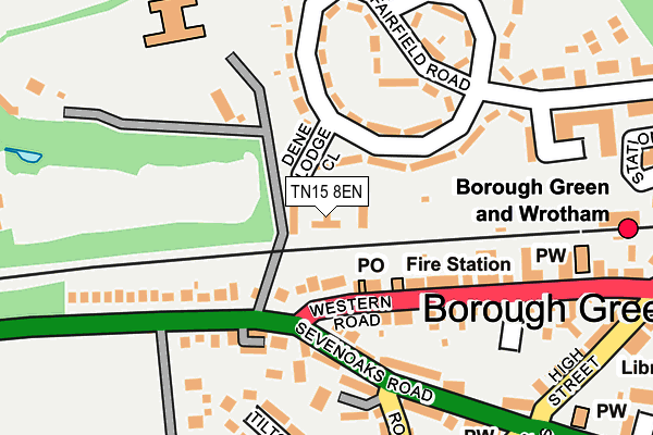 TN15 8EN map - OS OpenMap – Local (Ordnance Survey)