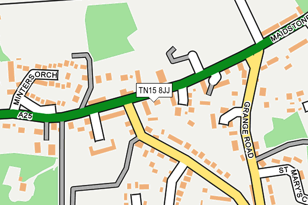 TN15 8JJ map - OS OpenMap – Local (Ordnance Survey)
