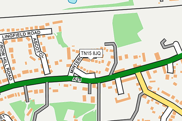 TN15 8JQ map - OS OpenMap – Local (Ordnance Survey)