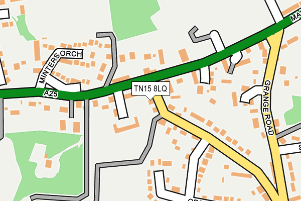 TN15 8LQ map - OS OpenMap – Local (Ordnance Survey)