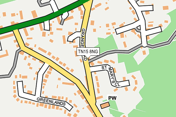 TN15 8NG map - OS OpenMap – Local (Ordnance Survey)