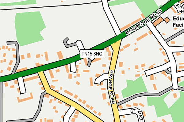 TN15 8NQ map - OS OpenMap – Local (Ordnance Survey)