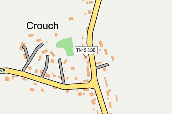 TN15 8QB map - OS OpenMap – Local (Ordnance Survey)