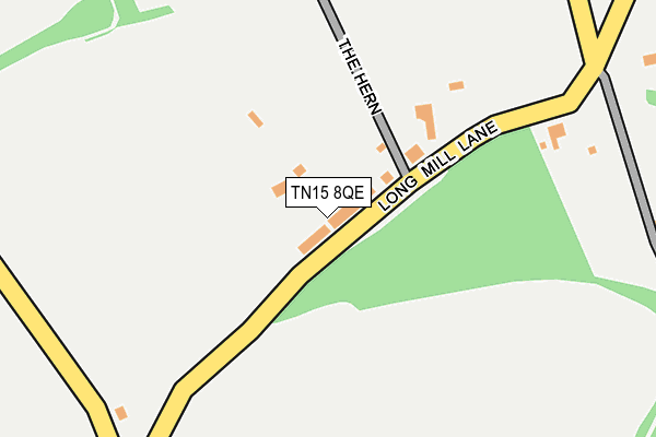 TN15 8QE map - OS OpenMap – Local (Ordnance Survey)