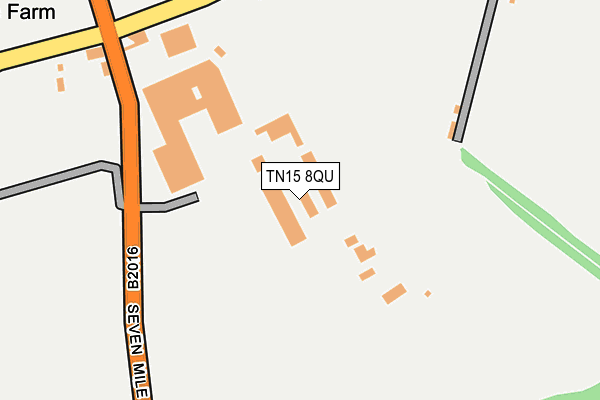TN15 8QU map - OS OpenMap – Local (Ordnance Survey)