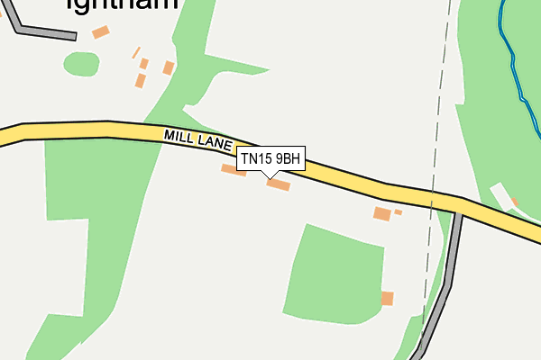 TN15 9BH map - OS OpenMap – Local (Ordnance Survey)
