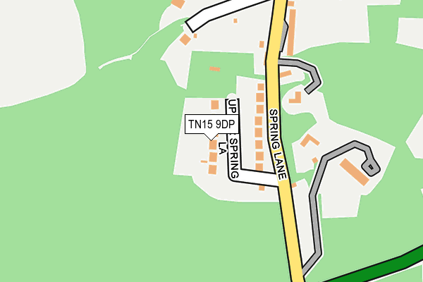 TN15 9DP map - OS OpenMap – Local (Ordnance Survey)