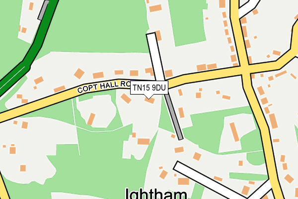 TN15 9DU map - OS OpenMap – Local (Ordnance Survey)