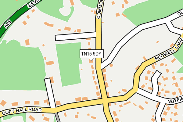 TN15 9DY map - OS OpenMap – Local (Ordnance Survey)