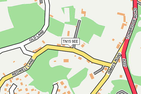TN15 9EE map - OS OpenMap – Local (Ordnance Survey)