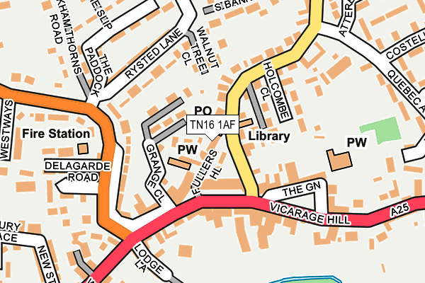 Map of ALLFIT BUILDING SERVICES LTD at local scale