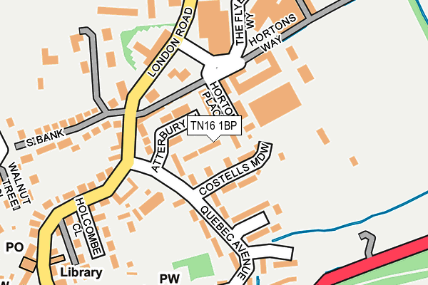 TN16 1BP map - OS OpenMap – Local (Ordnance Survey)