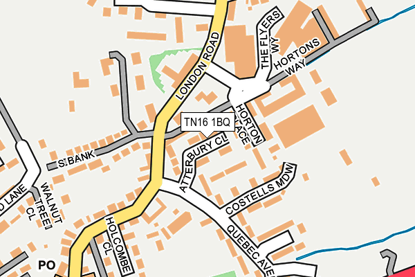 TN16 1BQ map - OS OpenMap – Local (Ordnance Survey)