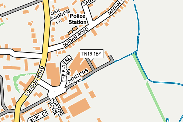 TN16 1BY map - OS OpenMap – Local (Ordnance Survey)