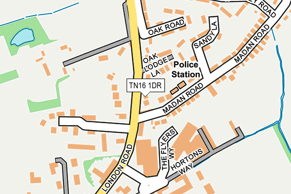 TN16 1DR map - OS OpenMap – Local (Ordnance Survey)