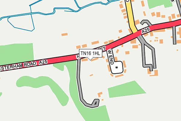 TN16 1HL map - OS OpenMap – Local (Ordnance Survey)