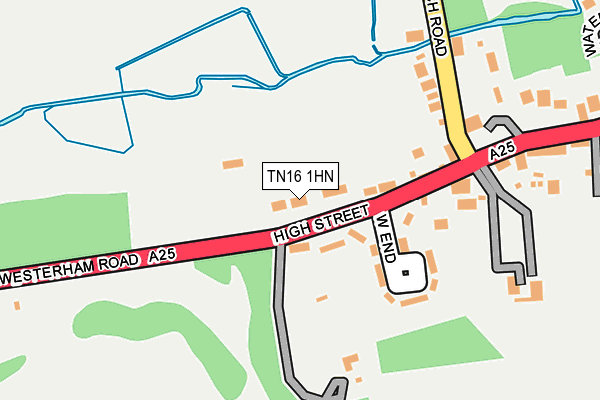 TN16 1HN map - OS OpenMap – Local (Ordnance Survey)