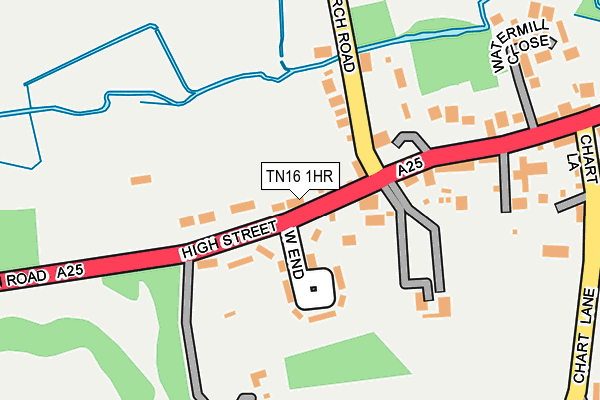 TN16 1HR map - OS OpenMap – Local (Ordnance Survey)