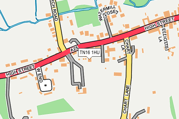 TN16 1HU map - OS OpenMap – Local (Ordnance Survey)