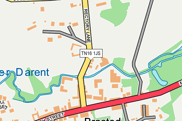TN16 1JS map - OS OpenMap – Local (Ordnance Survey)