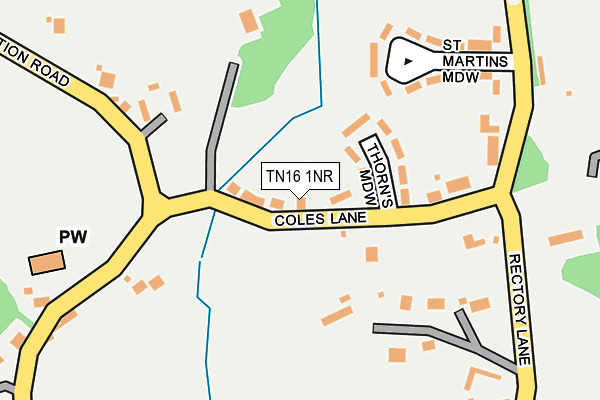 TN16 1NR map - OS OpenMap – Local (Ordnance Survey)