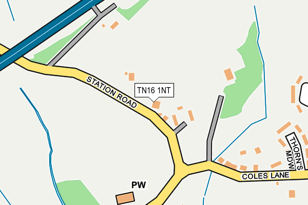 TN16 1NT map - OS OpenMap – Local (Ordnance Survey)