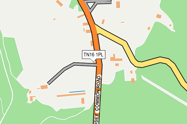 TN16 1PL map - OS OpenMap – Local (Ordnance Survey)