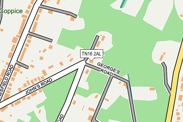 TN16 2AL map - OS OpenMap – Local (Ordnance Survey)