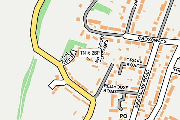 TN16 2BP map - OS OpenMap – Local (Ordnance Survey)