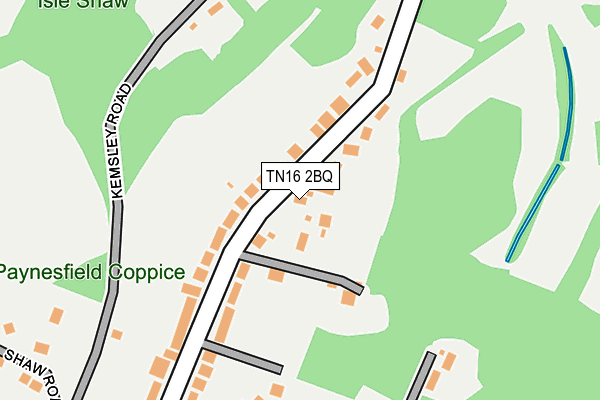 TN16 2BQ map - OS OpenMap – Local (Ordnance Survey)