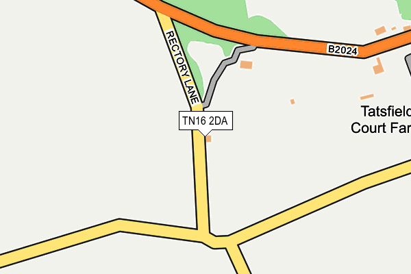 TN16 2DA map - OS OpenMap – Local (Ordnance Survey)