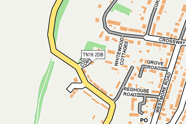 TN16 2DB map - OS OpenMap – Local (Ordnance Survey)