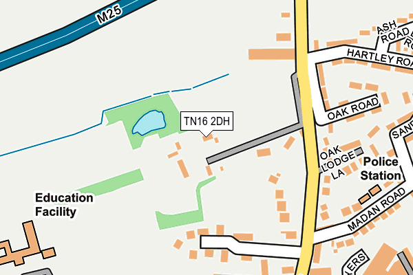 TN16 2DH map - OS OpenMap – Local (Ordnance Survey)