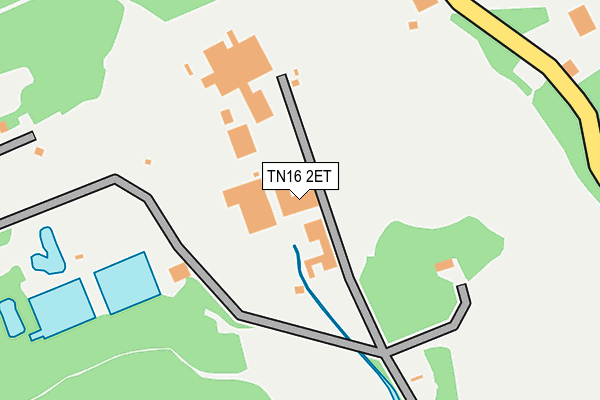 TN16 2ET map - OS OpenMap – Local (Ordnance Survey)