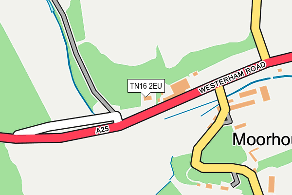TN16 2EU map - OS OpenMap – Local (Ordnance Survey)