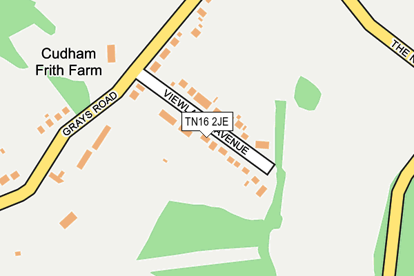 TN16 2JE map - OS OpenMap – Local (Ordnance Survey)