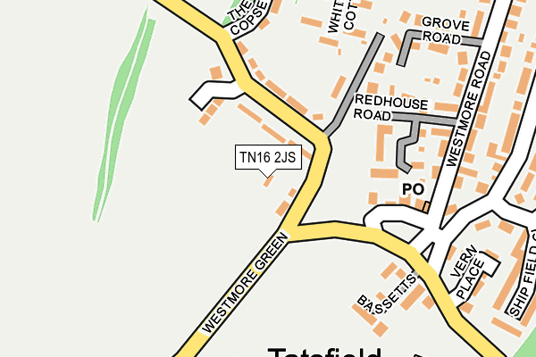 TN16 2JS map - OS OpenMap – Local (Ordnance Survey)