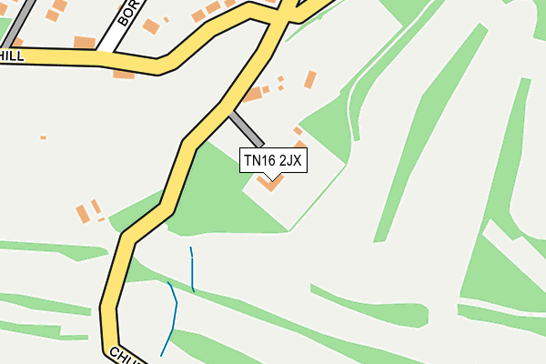 TN16 2JX map - OS OpenMap – Local (Ordnance Survey)