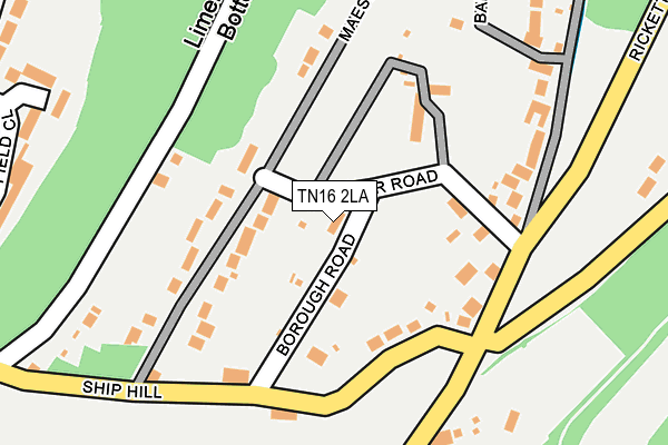 TN16 2LA map - OS OpenMap – Local (Ordnance Survey)