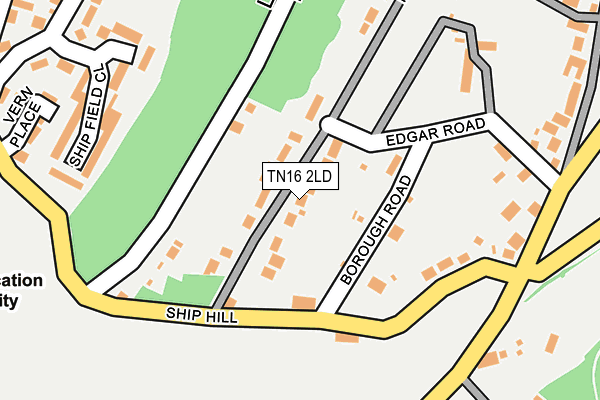 TN16 2LD map - OS OpenMap – Local (Ordnance Survey)