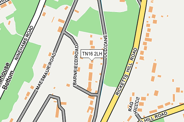 TN16 2LH map - OS OpenMap – Local (Ordnance Survey)