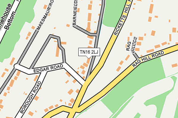 TN16 2LJ map - OS OpenMap – Local (Ordnance Survey)