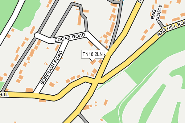 TN16 2LN map - OS OpenMap – Local (Ordnance Survey)