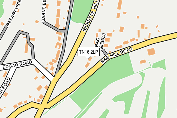 TN16 2LP map - OS OpenMap – Local (Ordnance Survey)