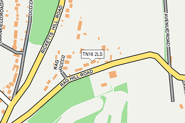 TN16 2LS map - OS OpenMap – Local (Ordnance Survey)