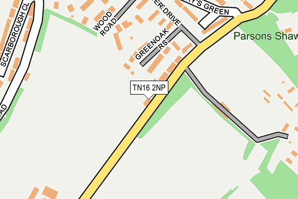 TN16 2NP map - OS OpenMap – Local (Ordnance Survey)