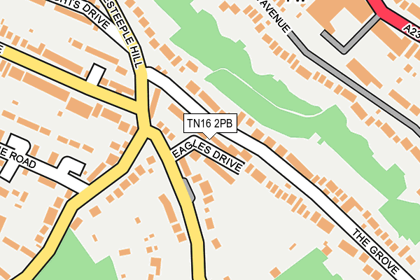 TN16 2PB map - OS OpenMap – Local (Ordnance Survey)