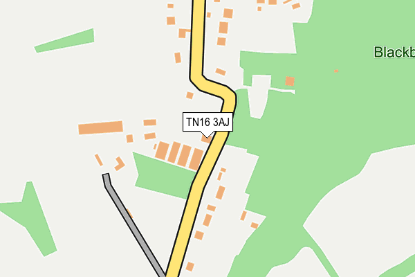 TN16 3AJ map - OS OpenMap – Local (Ordnance Survey)